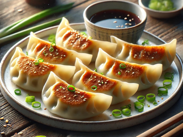 Gyoza mit Sauerkraut und Schweinehack