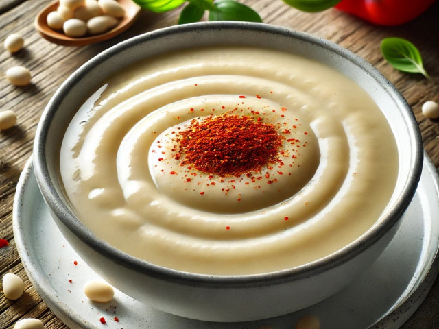 Weiße-Bohnen-Suppe albanischer Art