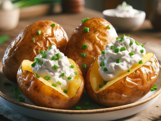 Folienkartoffel mit Kräuterquark