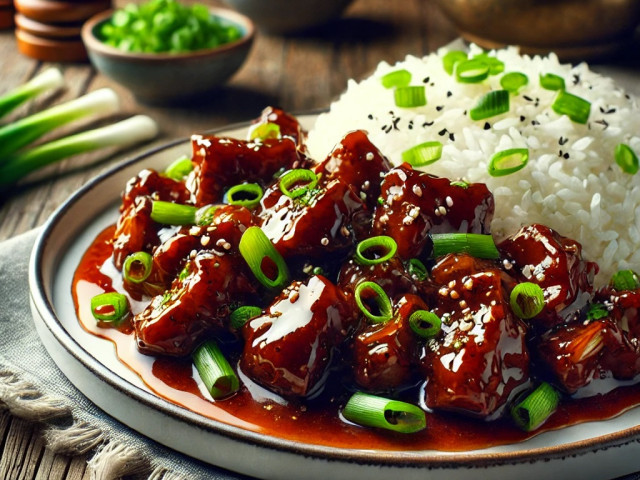 Mongolisches Rindfleisch