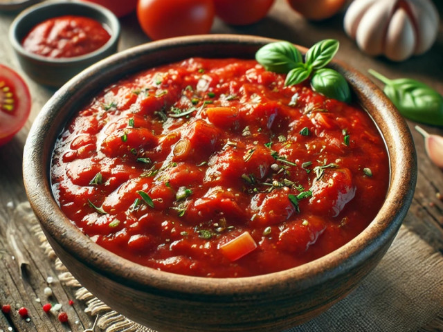 Selbstgemachte Tomatensoße