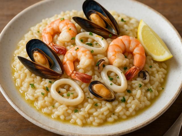 Risotto mit Meeresfrüchten