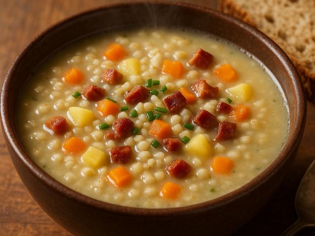 Südtiroler Gerstsuppe
