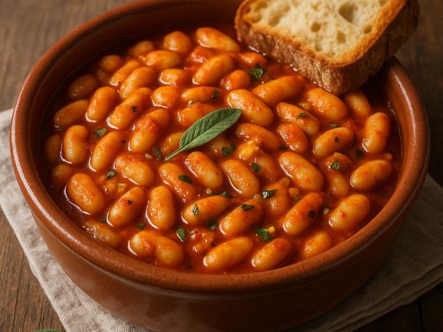 Fagioli all'uccelletto