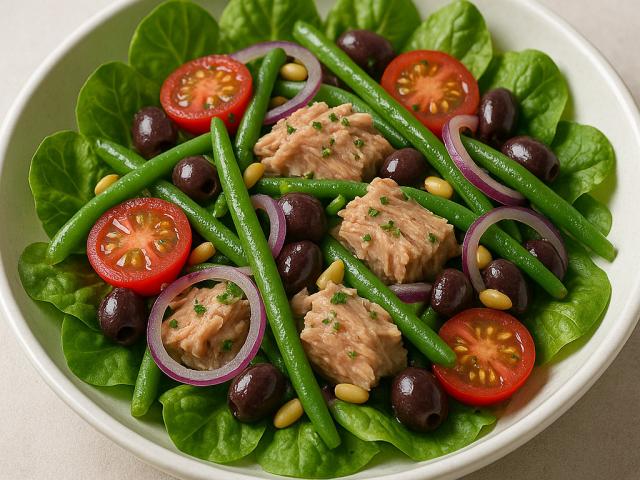 Thunfischsalat mit Zwiebeln