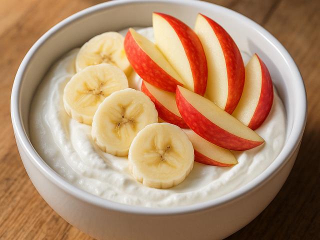 Magerquark mit Früchten