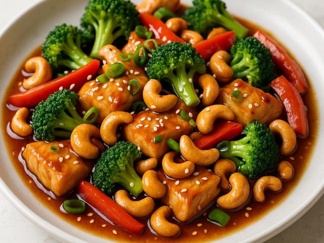 Honey Cashew Chicken