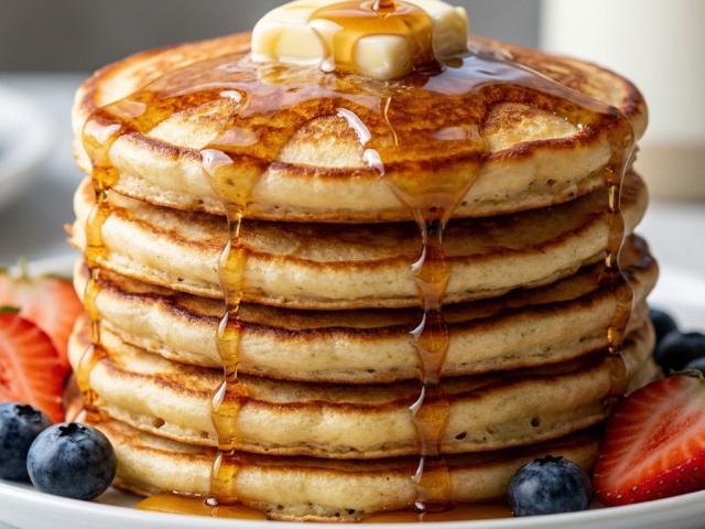 Amerikanische Pancakes
